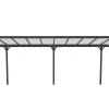 Cheap Aanleunende Pergola In Aluminium 18,8M Antraciet Alvaro - L618Xd305Xh240/285 Cm Prieel, Pergola, Gazebo En Kiosk