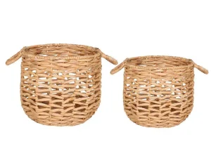 New Adra Mand O30/35Cm Set Van 2 Naturel. Opbergaccessoire