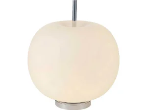 New Apple Tafellamp, Chroom, Wit, 30X30X35 Cm, Lamp