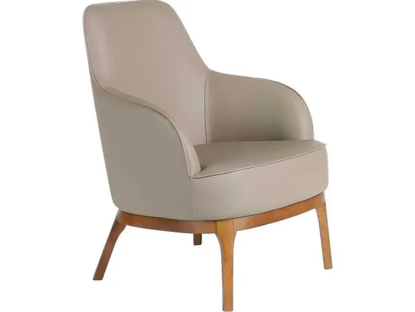 Store Armstoel Met Kunstleer Bekleed 5043 Fauteuil Kunstleer