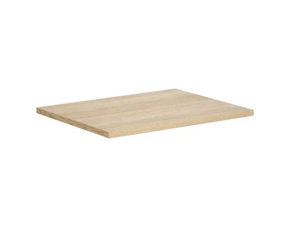 Cheap Badkamermeubel Met Opzetwastafel Van Steen - Eikenfineer - 60 Cm - Milipam Badkamermeubel Met Enkele Wastafel