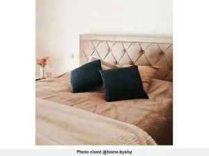 Clearance Bed Met Opbergruimte - Stof - Kleur: Champagne - 180 X 200 Cm - Leopold Fluwelen Bed