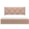 Online Bed Met Opbergruimte 160 X 200 Cm - Velours - Beige - Stari Van - Van Fluwelen Bed