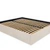 Discount Bedbodem Met Opbergruimte 140 X 190 Cm Van Beige Ribfluweel - Pontos Van Ysmee Bedbodem