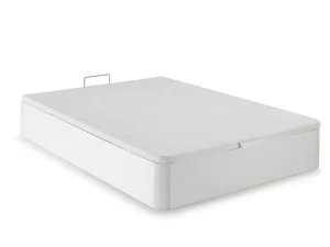 Clearance Bedset 160 X 200 Cm - Witte Bedbodem Met Opbergruimte + Matras Met Pocketveren - Marquis Van Dreamea Play Set Matras En Lattenbodem