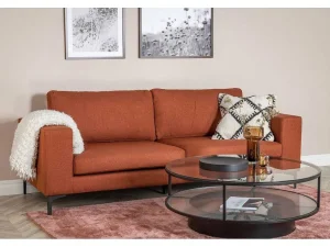 Clearance Bolero Bank 3 Persoons Rood. Aanbiedingen: Zitbank & Fauteuil