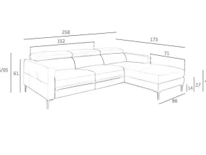 Sale Chaise Longue Bank In Donkergrijs Leer Met Relaxmechanisme 6126 Hoekbank