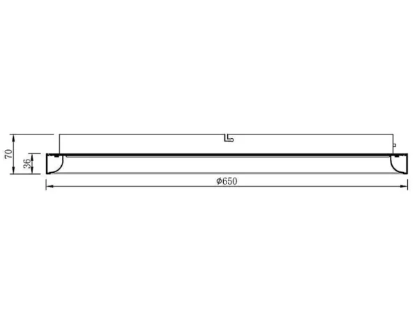 New Design-Plafondlamp Met Variabele Ledverlichting - Aluminium En Metaal - D65 - Goudkleurig - Granby Plafondlamp