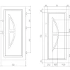 Online Deur Van Geglazuurd Staal En Inox H.207 X B.100 Cm Antraciet - Links Duwen - Covas Voordeur