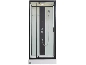 Cheap Douchecabine Met Massagestralen Primea - 2 Zones Met Massagestralen - L90 X D90 X H215 Cm - Tropische Regenfunctie En Handdouchekop Douchecabine