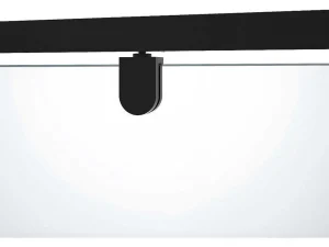Online Draaibare Douchedeur Van Matzwart Metaal - Industriele Stijl - 80 X 195 Cm - Tamri Douchewand