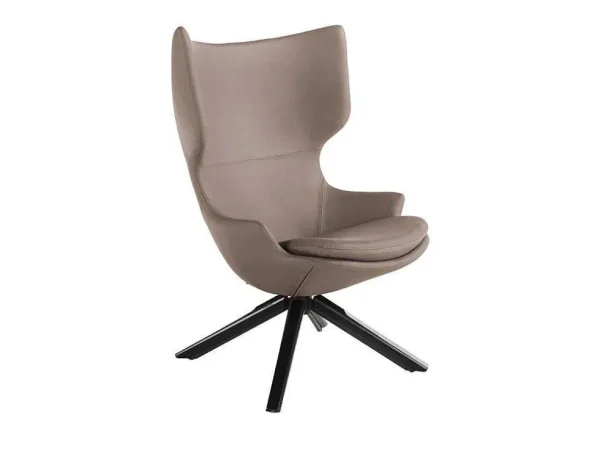 Outlet Draaifauteuil In Eco-Leer 5072 Fauteuil Kunstleer