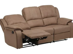 Hot Driezits Relaxbank Microvezel Hernani - Taupe Aanbiedingen: Zitbank & Fauteuil