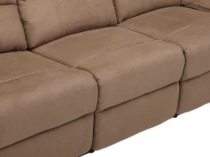 Hot Driezits Relaxbank Microvezel Hernani - Taupe Aanbiedingen: Zitbank & Fauteuil