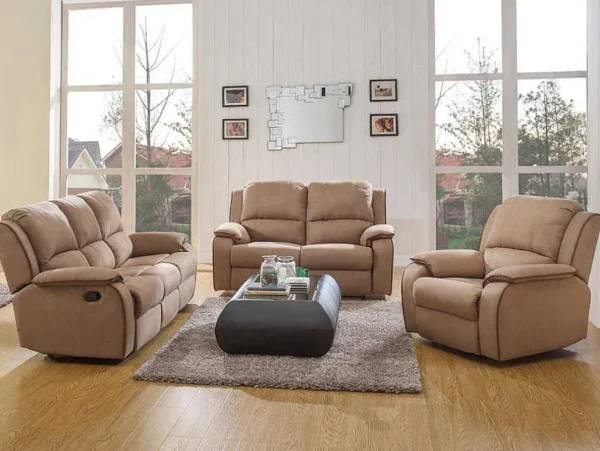 Hot Driezits Relaxbank Microvezel Hernani - Taupe Aanbiedingen: Zitbank & Fauteuil