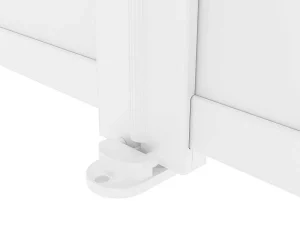 Outlet Elektrische Draaipoort Van Aluminium L355 X H181 Cm Wit - Nazario Hekjes & Poorten