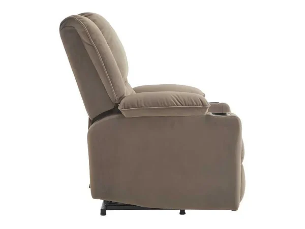 Store Elektrische Relaxfauteuil - Met Thermische Massagefunctie - Voorzien Van 2 Bekerhouders En Afstandsbediening - Taupe Aanbiedingen: Zitbank & Fauteuil