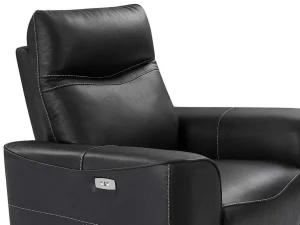 Best Elektrische Relax-Fauteuil Van Zwart Vaarsleer Damon Aanbiedingen: Zitbank & Fauteuil