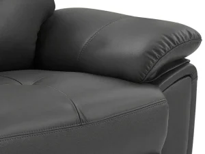 Outlet 3- En 2-Zits-Relaxbank Van Grijs Leer Vineta Bankstel 3+2