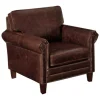 Sale Fauteuil Cassandra Van Lived-In Leer - Bruin Fauteuil Leer