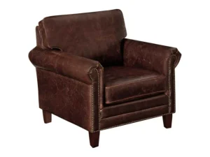 Sale Fauteuil Cassandra Van Lived-In Leer - Bruin Fauteuil Leer