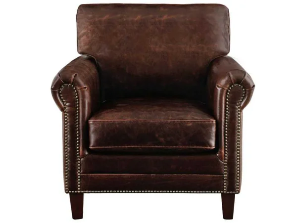 Sale Fauteuil Cassandra Van Lived-In Leer - Bruin Fauteuil Leer