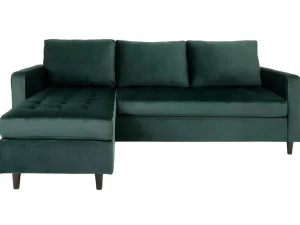 Cheap Firenze Chaise Longue Bank Velours, Groen. Zitbank