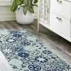 Cheap Gangtapijt Van Vinyl Met Cementtegeleffect - 66 X 160 Cm - Blauw - Rica Gangtapijt