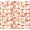 Best Geometrisch Tapijt Van Vinyl - 120 X 180 Cm - Oranje - Myrala Woonkamertapijt