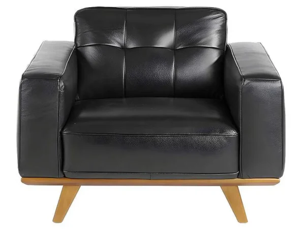 Flash Sale Gestoffeerde Fauteuil Capitone Rundleder 5037 Fauteuil Leer