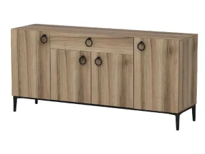 Hot Gloria Multifunctioneel Kabinet, Walnoot, 160X42X75 Cm, Buffetkast