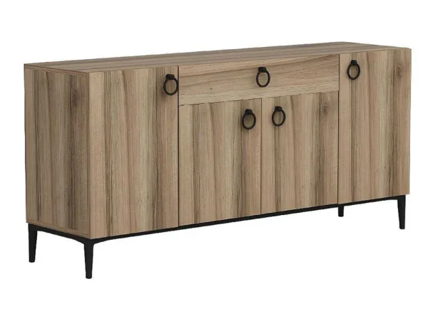 Hot Gloria Multifunctioneel Kabinet, Walnoot, 160X42X75 Cm, Buffetkast