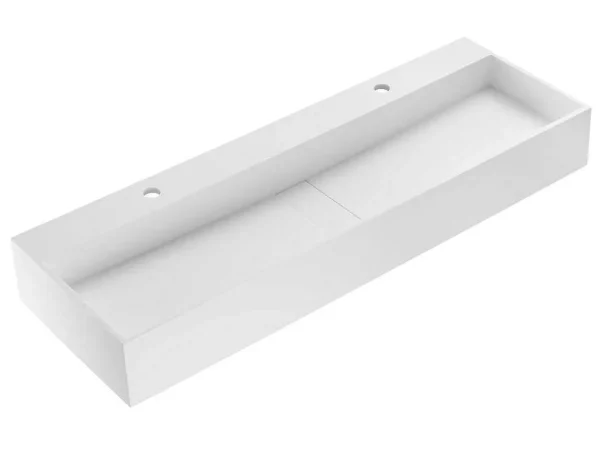 Sale Hangend Wastafelblad - Wit - L120 X B40 X H15 Cm - Yamdrok Muurkast Badkamer