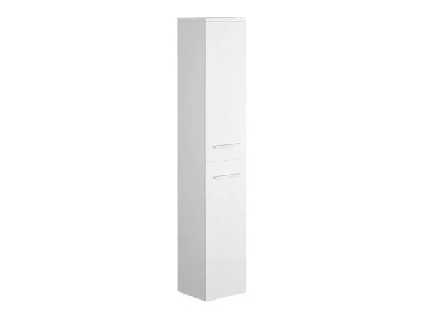 Discount Hangende Badkamerkolom - 6 Planken - Wit - L30 X D25 X H160 Cm - Kayla Badkamerkast