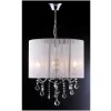 New Hanglamp Toscani Van Witte Draden - H 100Cm - Passementstrookje Van Kristal Hanglamp