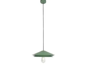 Discount Hanglamp Van Metaal - D35 X H161 Cm - Groen - Kiruna Hanglamp