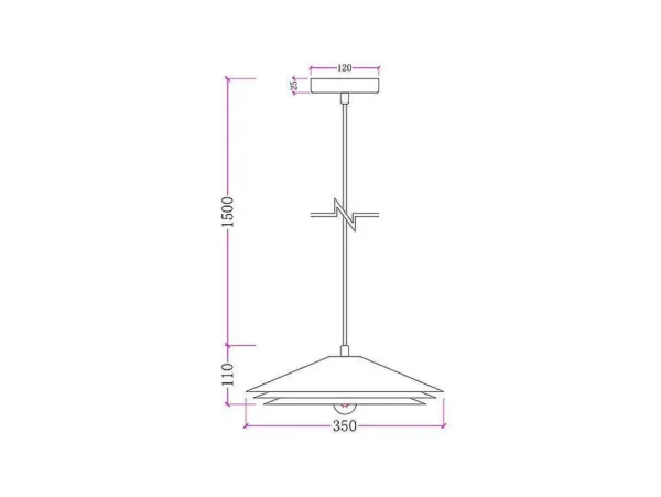 Discount Hanglamp Van Metaal - D35 X H161 Cm - Groen - Kiruna Hanglamp