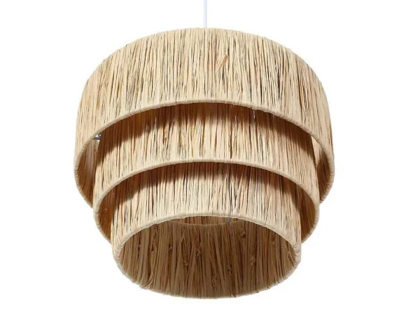 Sale Hanglamp Van Raffia - D30 X H171 Cm - Naturel - Sarnia Hanglamp