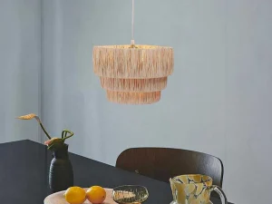 Sale Hanglamp Van Raffia - D30 X H171 Cm - Naturel - Sarnia Hanglamp