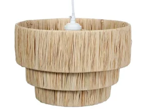 Sale Hanglamp Van Raffia - D30 X H171 Cm - Naturel - Sarnia Hanglamp