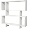 Outlet Hera Boekenkast, Wit, 100X22X111 Cm, Epikasa Boekenkast & Vitrine