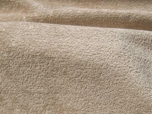 New Hoekbank Met Hoek Links Van Beige Velours Met Textuur Talmine Fluweel / Suede