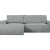 Best Sale Hoekslaapbank Amelia Van Pascal Morabito - Ribfluweel - Lichtgrijs - Hoek Links Aanbiedingen: Zitbank & Fauteuil