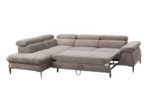 Best Sale Hoekslaapbank Sepina Van - Stof - Taupe - Hoek Links Speciale Modellen Zitbanken & Fauteuils