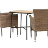 Best Sale Holmbeck Tuinmeubelset Tafel, 2 Stoelen Naturel. Loungeset