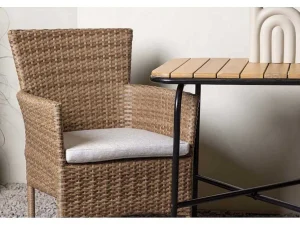 Best Sale Holmbeck Tuinmeubelset Tafel, 2 Stoelen Naturel. Loungeset