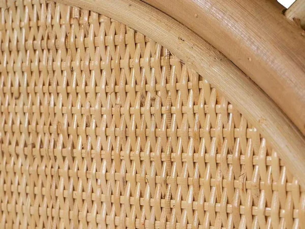 Store Hoofdbord 140 Cm - Rotan - Natuurlijk - Solia Hoofdeinde En Brugkast