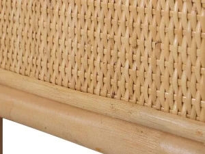 Store Hoofdbord 140 Cm - Rotan - Natuurlijk - Solia Hoofdeinde En Brugkast