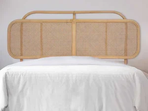 Flash Sale Hoofdeinde Van 160 Cm - Rotan - Naturel - Rouana Hoofdeinde En Brugkast