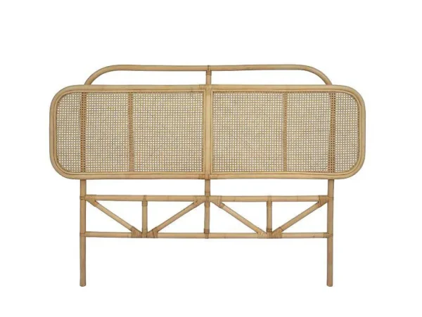 Flash Sale Hoofdeinde Van 160 Cm - Rotan - Naturel - Rouana Hoofdeinde En Brugkast